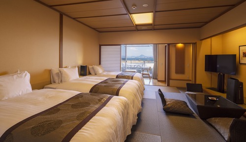 Chambre Deluxe, non-fumeurs (Biwa No Kaze Japanese Style Triple)