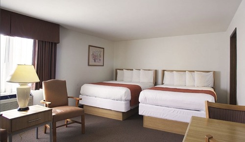 Suite, 2 grands lits, cuisine