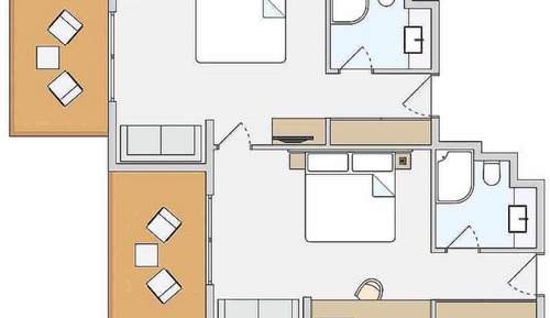 Chambre Double Familiale (Superior Village Connecting Door)