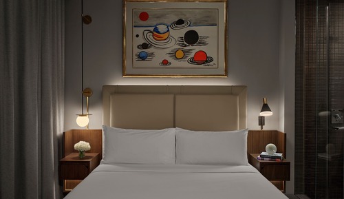 Chambre, 1 très grand lit (Modern)
