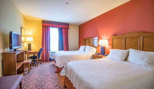 Chambre, 2 grands lits