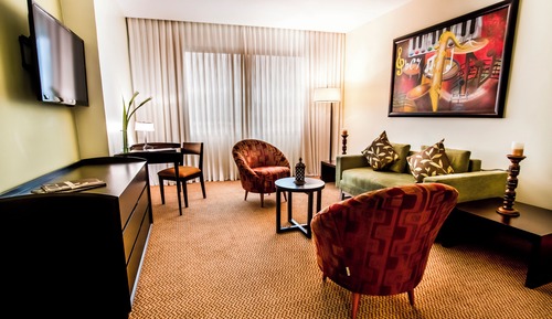 Suite Classique, balcon, vue ville