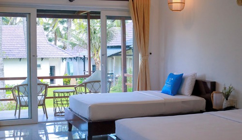 Bungalow Familial, vue jardin