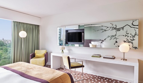 Chambre Supérieure, 1 lit double ou lits jumeaux, vue sur la rue