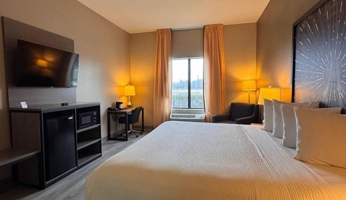 Chambre, accessible aux personnes à mobilité réduite