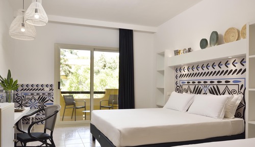 Chambre Deluxe, balcon, vue jardin