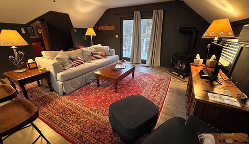 Suite Panoramique, 1 grand lit et 1 canapé-lit, balcon, vue fleuve