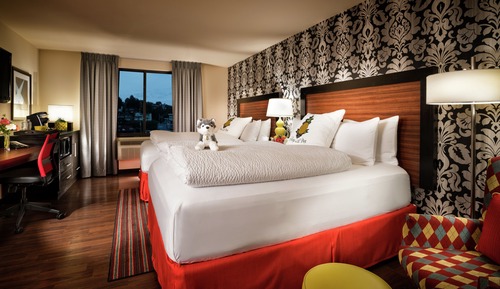 Chambre, 2 grands lits