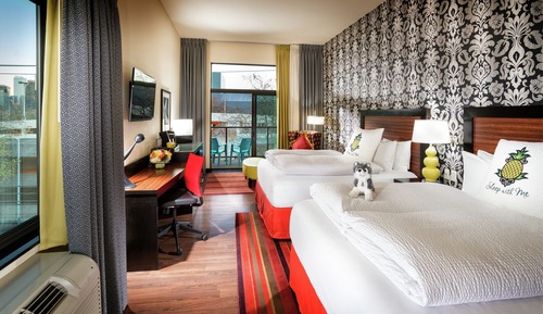 Chambre, 2 grands lits (Divas Dressing)