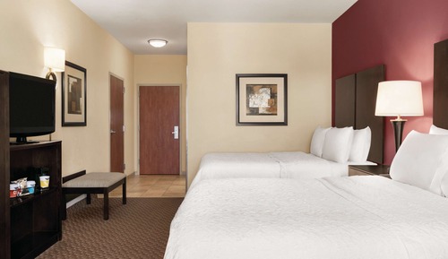 Chambre, 2 grands lits