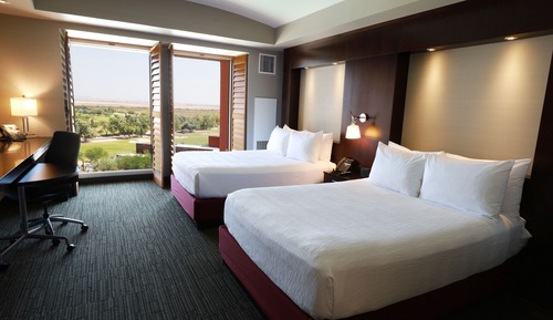 Chambre Deluxe, 2 grands lits, vue montagne