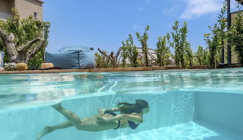 Suite, 2 chambres, piscine privée, vue jardin