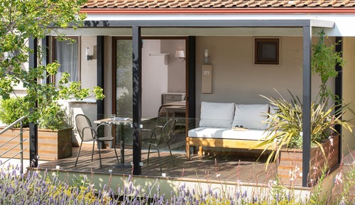 Chambre Triple, vue jardin