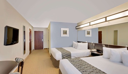 Chambre, 2 grands lits, non-fumeurs (Mobility/Hearing, Tub w/ Grab Bars)