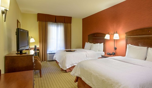 Chambre, 2 grands lits