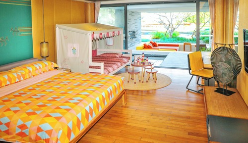 Chambre Classique, 1 très grand lit, accessible aux personnes à mobilité réduite (Kids Theme)