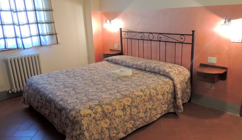 Appart'hôtel, salle de bains privée, vue colline (Il Bosco)