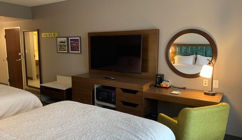 Chambre, 2 grands lits, accessible aux personnes à mobilité réduite, non-fumeurs