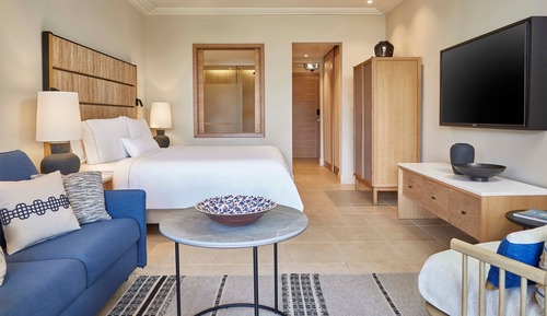 Chambre Deluxe, 2 lits une place, non-fumeurs, vue partielle sur la mer (Balcony)