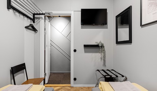 Chambre Double, 2 lits une place