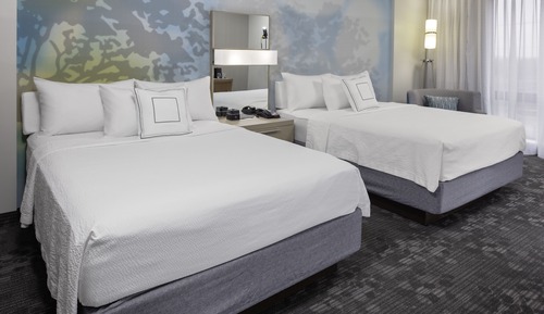 Chambre, 2 grands lits