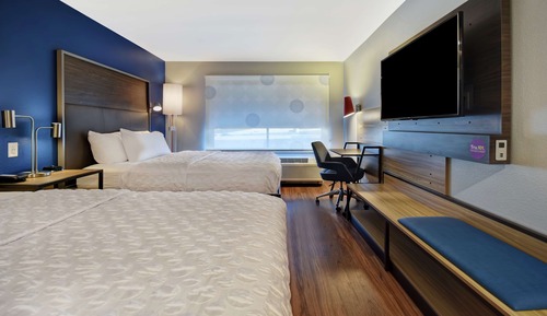 Chambre, 2 grands lits, accessible aux personnes à mobilité réduite (Hearing)