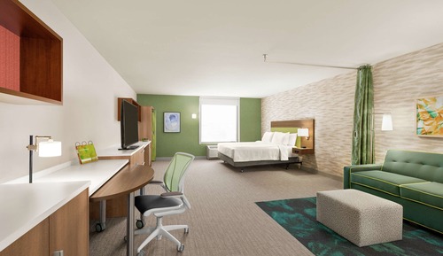 Suite, 1 très grand lit, accessible aux personnes à mobilité réduite (Roll-In Shower)