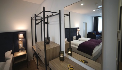 Chambre Double Confort, accessible aux personnes à mobilité réduite