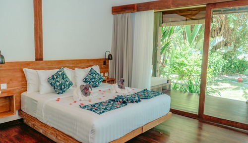 Bungalow Supérieur, vue jardin