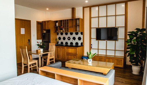 Appartement Panoramique, 1 grand lit et 1 canapé-lit