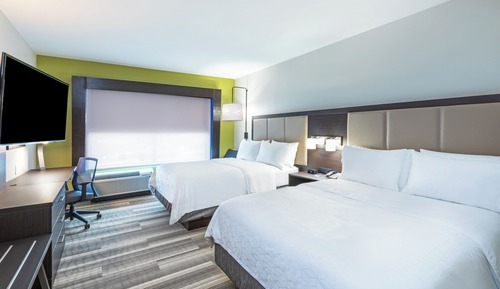 Chambre Standard, 2 grands lits, accessible aux personnes à mobilité réduite (Communications)