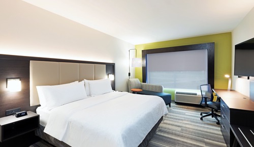 Chambre Standard, 1 très grand lit, douche accessible en fauteuil roulant (Communications)