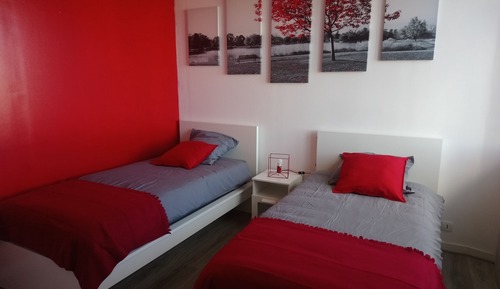 Appartement, salle de bains privée, vue port