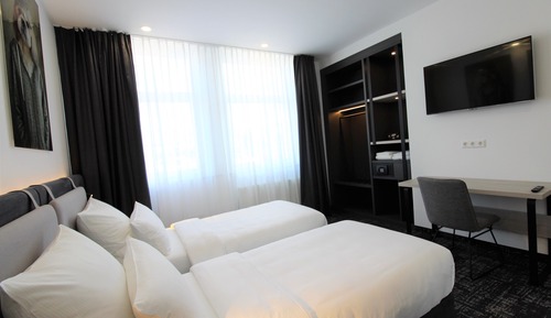 Chambre avec lits jumeaux, 2 lits une place