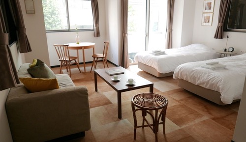 Chambre Supérieure avec lits jumeaux, non-fumeurs, cuisine