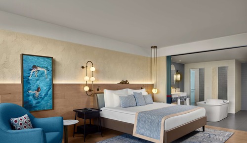 Chambre Double Supérieure, vue piscine