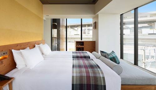 Chambre « Premier » avec lits jumeaux, en angle