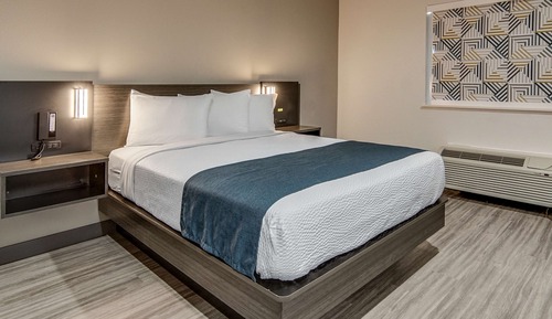 Chambre Deluxe, 1 grand lit, accessible aux personnes à mobilité réduite, non-fumeurs