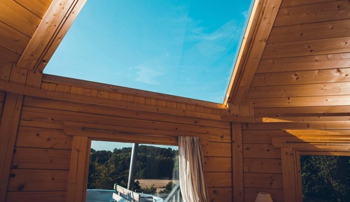 Cabane Supérieure, vue jardin (Le Kota Romantique)