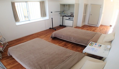 Chambre avec lits jumeaux, non-fumeurs, vue océan