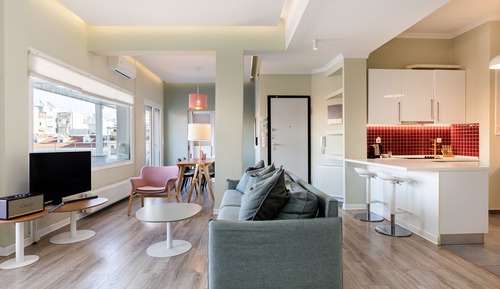 Penthouse Luxe, 2 chambres, vue ville
