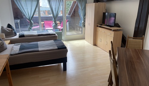 Appartement, salle de bains privée, vue cour intérieure