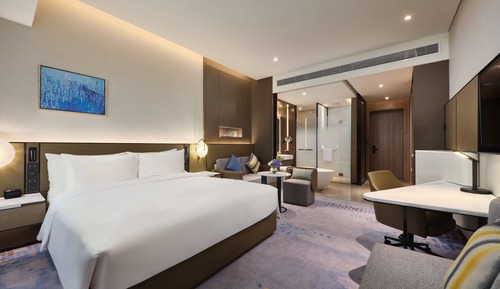 Chambre Standard, 1 très grand lit, accessible aux personnes à mobilité réduite