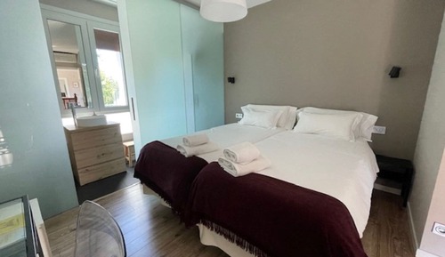 Chambre Double Design, 2 lits une place (Verde)