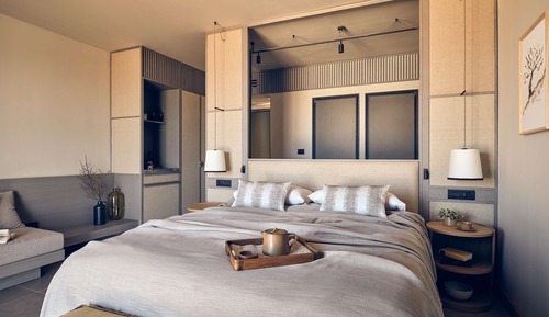 Chambre Deluxe, piscine privée, vue mer