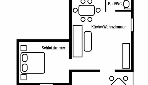Appartement, vue lac (Kleines West)