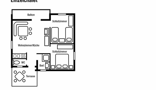 Appartement, vue lac (Einzelchalet)