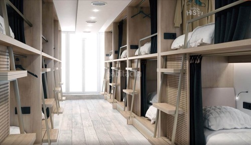 Dortoir Partagé, dortoir mixte (Yang (1 bed in a 28 beds dormitory))