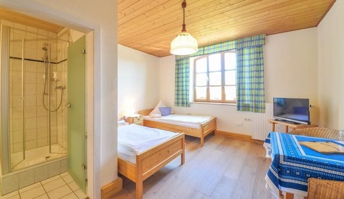 Chambre avec lits jumeaux