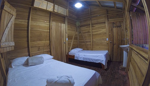 Chambre Double Panoramique, salle de bains privée
